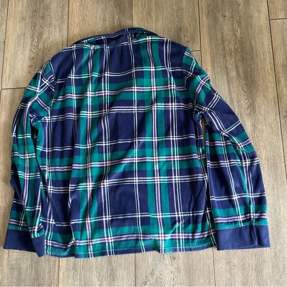 Nautica Women's Plaid Pajama Set - Blue and Green - Picture 7 of 7